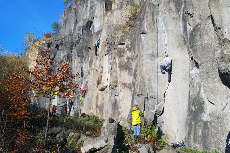 Eifel Ettringen Klettern und touristische highlights au der Umgebung