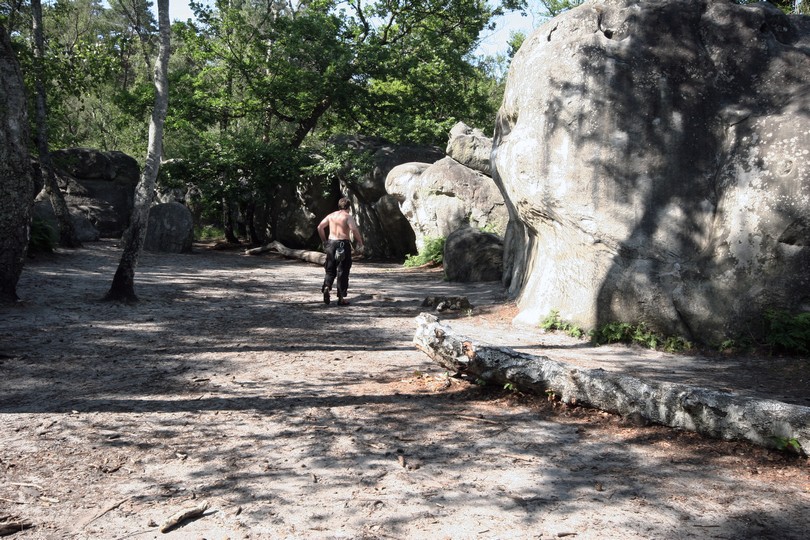 Boulder in Fontainebleau