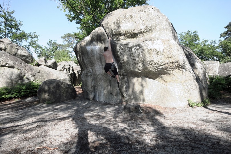Boulder in Fontainebleau